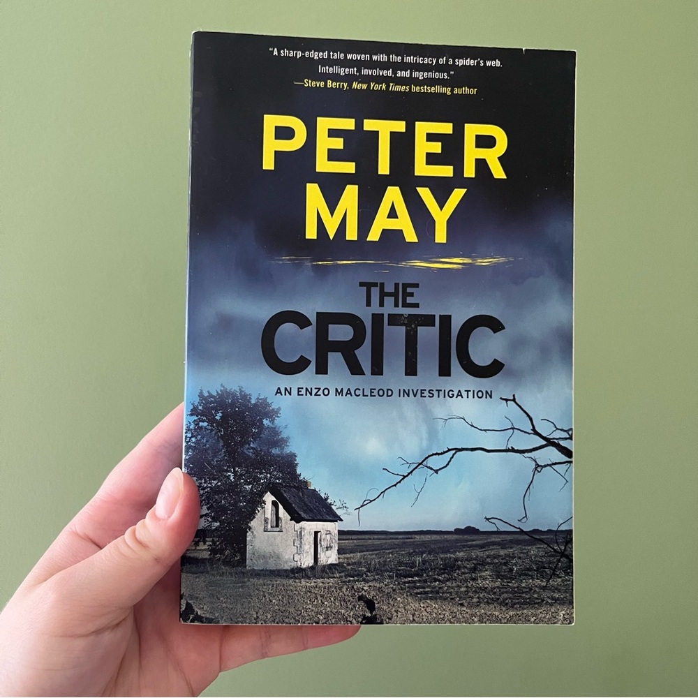 📚 4/25$ 📚 The Critic by Peter May | Thriller Book